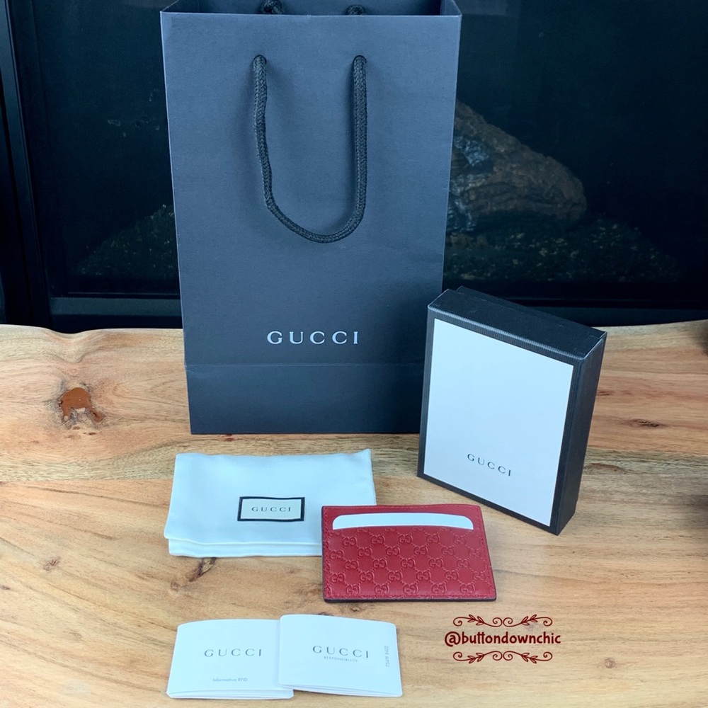 💯% Authentic Gucci Card Case Holder - Picture 8 of 8